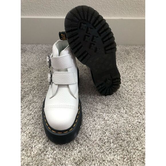 Dr Martens Devon Flower Quad Boots Women's Size 8 - Picture 5 of 7